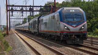 Amtrak 301 trails on amtrak 43 [upl. by Pooley]