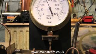 HYDRAULIC BOILER TESTING  MODEL STEAM ENGINES FOR BEGINNERS 6 [upl. by Abercromby]