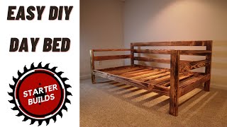 DIY Daybed  How to build a Daybed with 2x4 material [upl. by Notsnarc560]