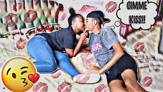 I CANT STOP KISSING YOU PRANK ON BOYFRIEND  BOYFRIEND VS GIRLFRIEND [upl. by Damal611]