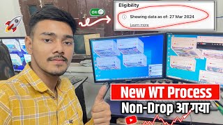 Glat Process Follow नहीं करे  Non Drop Watchtime Service available  YouTube Earn Tab New Update [upl. by Nerw]