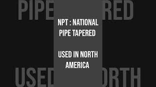 NPT vs BSPT fitting differencehydraulicshorts [upl. by Andromede]