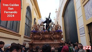 Tres Caídas San Fernando 2024  Agrupación Musical Polillas  calle Escultor Alfonso Berraquero [upl. by Ffoeg]