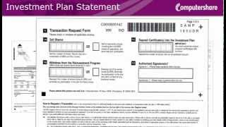 How to read your Computershare Investment Plan Statement US Issuers [upl. by Rivers]