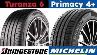 Bridgestone Turanza 6 vs Michelin Primacy 4 [upl. by Candida]