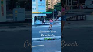 Copacabana Beach Rio de Janeiro BRASIL 🇧🇷 shortvideo travel braziltourism beachday carnaval [upl. by Nodab]