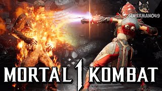 The Amazing Flamethrower Brutality Finish  Mortal Kombat 1 quotSektorquot Gameplay Khaos Reigns [upl. by Emmey237]