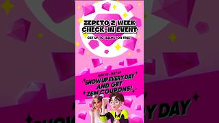 get up to 15 zems for free with zepeto checkin event [upl. by Salvucci]