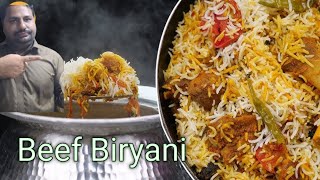 Beef Biryani Easy Recipe  Gosht ki Biryani Recipe Sindhi Beef Biryani Recipe Bhurt kitchenbiryani [upl. by Darrelle]