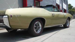 SOLD1968 Pontiac GTO Convertible For SaleFactory AC Air ConditioningPHS Documented [upl. by Akenahs]