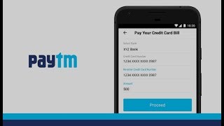 Steps to pay Credit Card bill using Paytm App [upl. by Marissa]