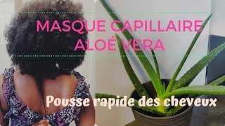 🇨🇮 5• MASQUE HYDRATANT ALOÉ VÉRA  CHEVEUX CREPUS souples  cuir chevelu en bonne santé  Valèh Té [upl. by Freddy]