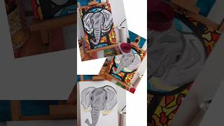 Olifant schilderen met een glasinlood effect painting [upl. by Suoivatram321]