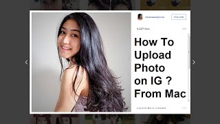 How to upload photo to Instagram from PC or Mac Without Bluestacks [upl. by Idnarb]