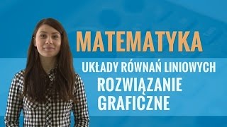 Matematyka  Układy równań liniowych rozwiązanie graficzne [upl. by Ahsiuqet]