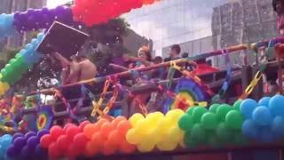 Sense8  Season 2 GayPride parade São Paulo 29052016 [upl. by Neellok]