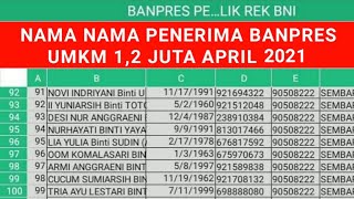 CARA CEK NAMA PENERIMA BLT UMKM 12 JUTA APRIL 2021 [upl. by Ferdy]