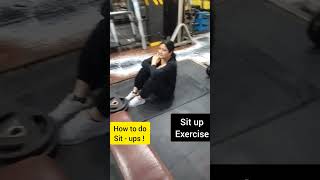 Sit up exercise  How to do situps 30 days fitness challenge with world of women fitwithme [upl. by Anoniw]