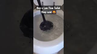 How to Unclog a Low Flow Toilet Like a Pro shorts [upl. by Parent]