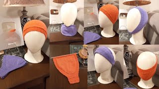 Knitting 5 In 1 Earwarmer  Headband  CapMask In Hindi Requested Video For all Ages amp Girlsboys [upl. by Morton223]