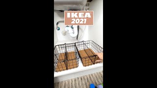 COME ORGANIZZARE LA CUCINA CON IKEA  Organizziamo il SOTTOLAVELLO  Life Hacks IKEA 2021 SHORTS [upl. by Pegg]