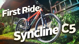 First Ride Polygon Syncline C5 Hardtail MTB [upl. by Siuluj]