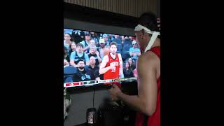 ROCKETS vs SPURS Race to 10 pts Reaction Video nba patriciobosspaldo [upl. by Auqenehs]