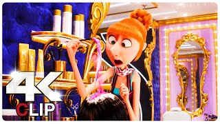 Lucy Hairdressing Valentina Scene  DESPICABLE ME 4 NEW 2024 Movie CLIP 4K [upl. by Hildegarde]