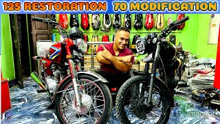 125 Motorcycle Restoration  70 Motorcycle Modification [upl. by Aiceila]