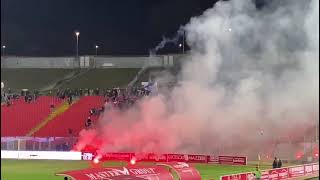 L’Entrata dei tifosi Pescaresi in curva nella trasferta ad Ancona 202324 [upl. by Acinat318]