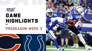 Bears vs Colts Preseason Week 3 Highlights  NFL 2019 [upl. by Almeida277]