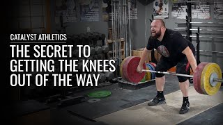 No Tricks Needed to Avoid the Knees  Olympic Weightlifting [upl. by Ynnohj]