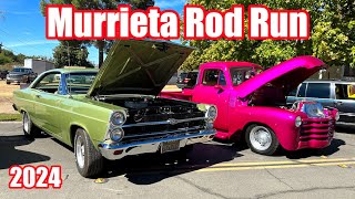 Murrieta Rod Run 2024  Classic Car Show Murrieta California [upl. by Gamali]