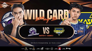 FIL M6 Wild Card Stage Day 3 NM vs GK Game 2 [upl. by Werdnaed]