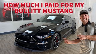 My 2020 Ford Mustang Bullitt Purchase Price and Payments  I SHARE IT ALL [upl. by Onairda188]