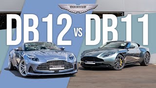 Aston Martin DB12 Vs DB11 Whats Changed [upl. by Bhayani]