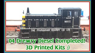 04 Drewry Diesel Completed  3D Printed Kits [upl. by Duquette238]