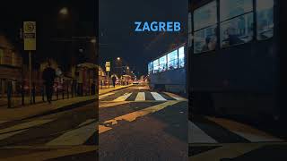 Z natáčení v Záhřebu tramvaj zagreb croatia t4 kt4 koncar shorts ckd straßenbahn villamos [upl. by Galer]