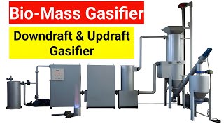 Biomass gasifier downdraft and updraft gasifier downdraft gasifier updraft gasifier [upl. by Agbogla]