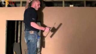 Tommys Trade Secrets  How To Plaster A Plasterboard Wall Part 2 [upl. by Pietrek354]