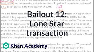 Bailout 12 Lone Star Transaction [upl. by Mello321]