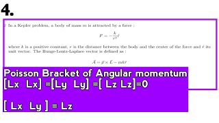 Poisson Bracket of ANGULAR MOMENTUM Problem 2a Classical Mechanics [upl. by Llevron]