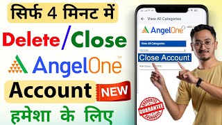 How To Close Angel One Demat Account  How To Close Angel Broking Account  Close Angel One Account [upl. by Eirak]