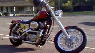 Harley Davidson chopper 1200 sportser wide glide [upl. by Chu]