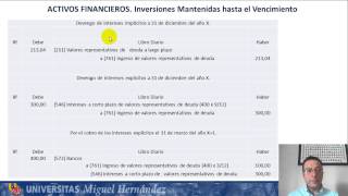 Lec002 Activos Financieros Inversiones mantenidas hasta el vencimiento umh21671484 201314 [upl. by Ynafetse]