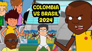 COLOMBIA VS BRASIL 2024 Desocupe Masivo [upl. by Natie666]