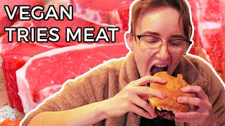 Vegan Eating Meat For The First Time in 8 Years [upl. by Okemak]