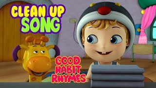 Clean Up Kids Song for preschool and Kindergarten  Infobells [upl. by Lemra]