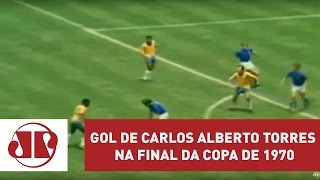 Gol de Carlos Alberto Torres na final da Copa de 1970  narração de Joseval Peixoto [upl. by Nerraf]