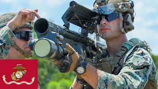 US Marines fire FIM92 Stinger missiles during an exercise [upl. by Robbin]